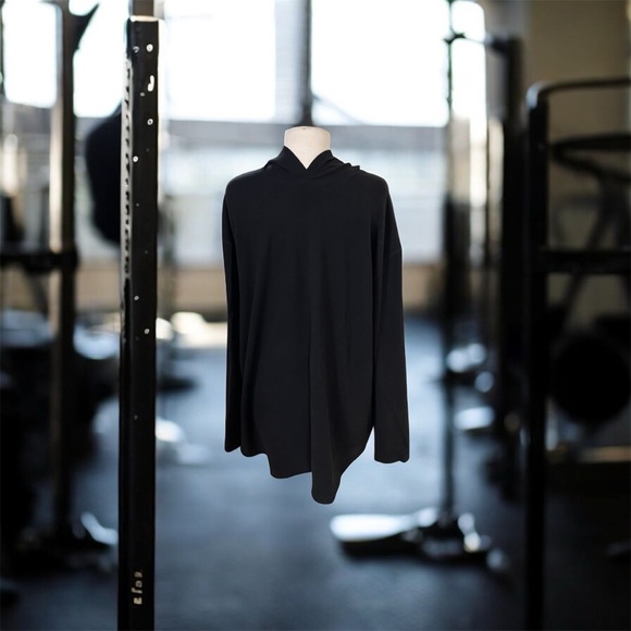 BYLT Basics Other - BYLT Thermal Waffle Knit Pullover Hoodie Sweatshirt Mens 3XL Black Stretch